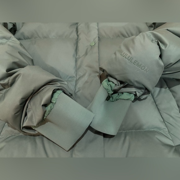 Lululemon Wunder Puff Puffer Jacket in Everglade Green - Size 8 - Picture 11 of 16